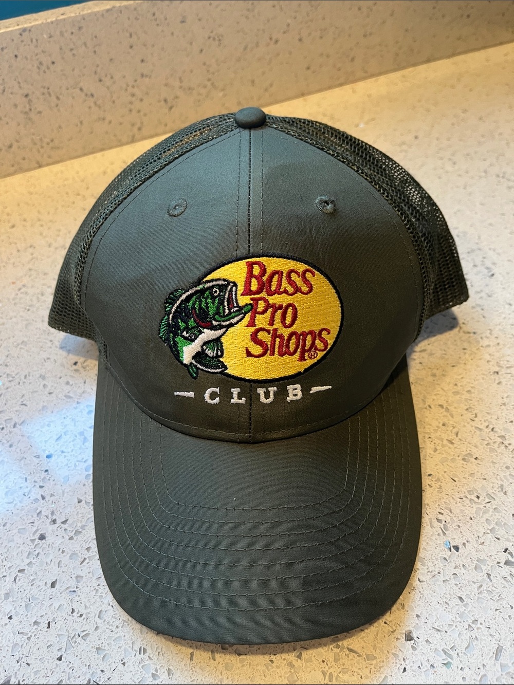 Bass Pro Shops Club Trucker Hat snap back. Small (women or youth size)